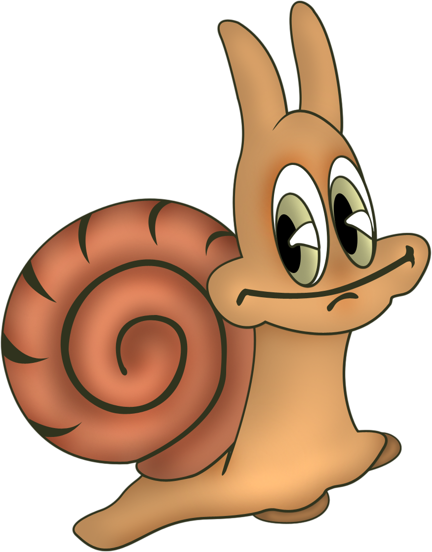 Snail Clip Art Pictures Answers - Cartoon Forest Animals .png (875x1118)