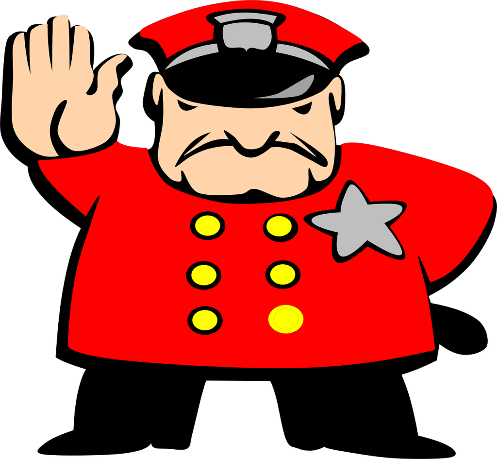 Stop Clipart Angry - Illegal Clipart (1024x945)