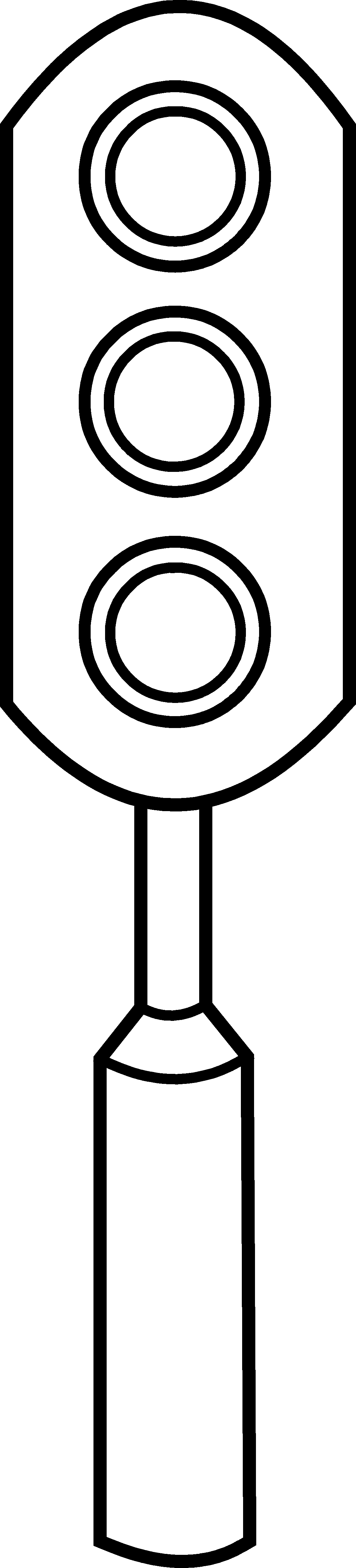 Stop Light Clip Art Clipart Traffic Image - Colouring Pages Of Traffic Light (1135x5001)