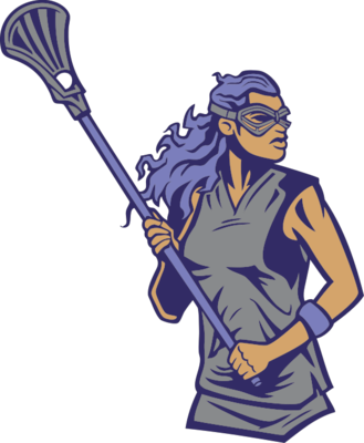 5 Colors - Custom Womens Lacrosse Player Throw Blanket (329x400)