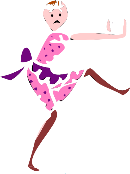 Codes For Insertion - Girl Pushing Png (432x598)