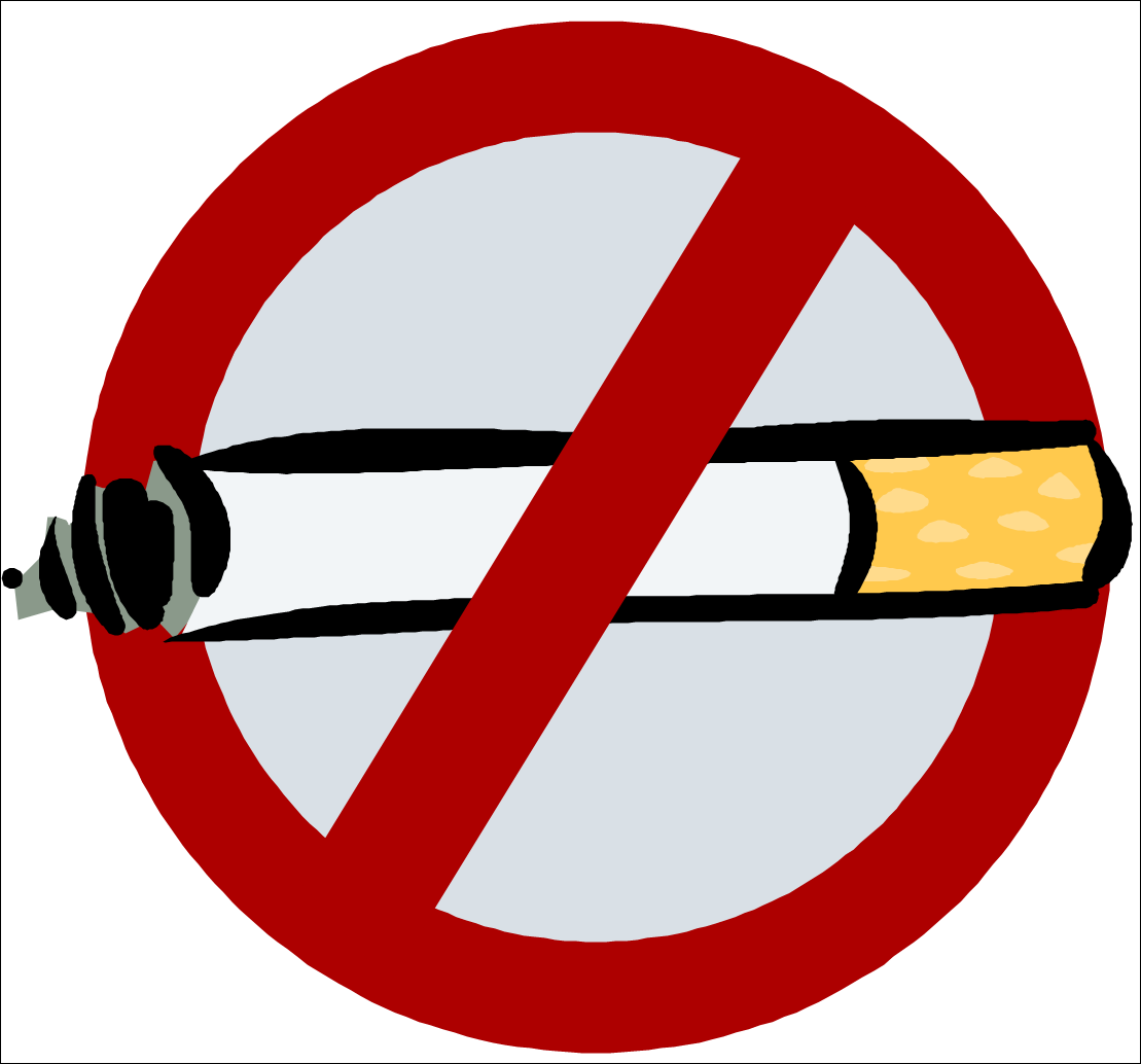 Quit Smoking Clipart - Don T Smoke Tobacco (1109x1034)