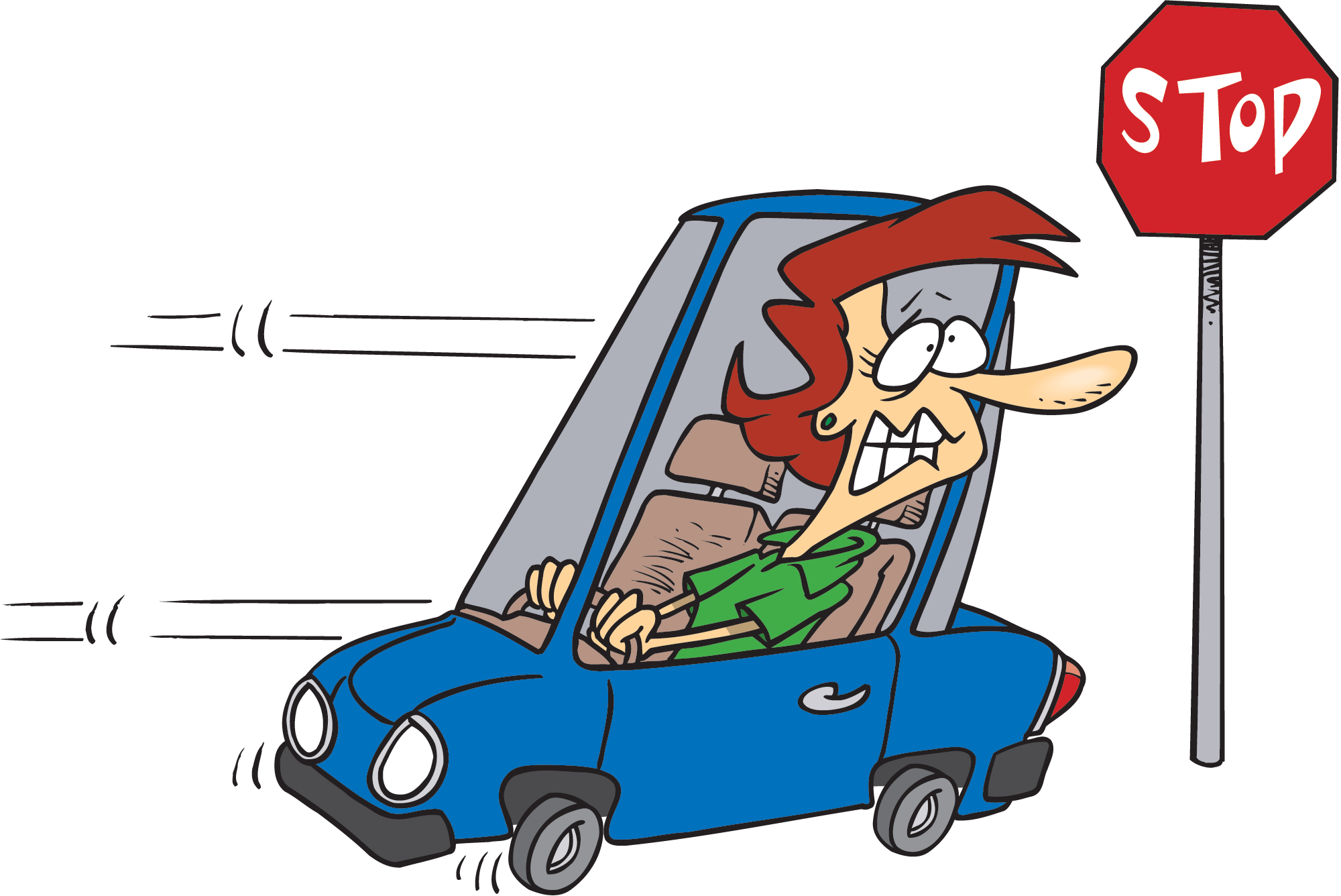 Showing Post & Media For Reverse Cartoon - Running A Stop Sign (2000x1336)