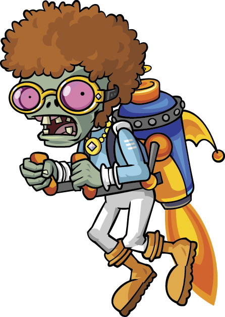 Plants Vs Zombies 2 Jetpack Disco Zombie The Zombi - Plants Vs Zombies 2 Disco Zombie (446x630)