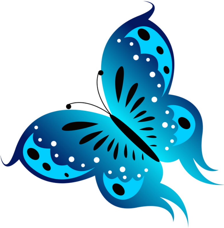 Borboletas & Joaninhas E - Butterfly (779x800)