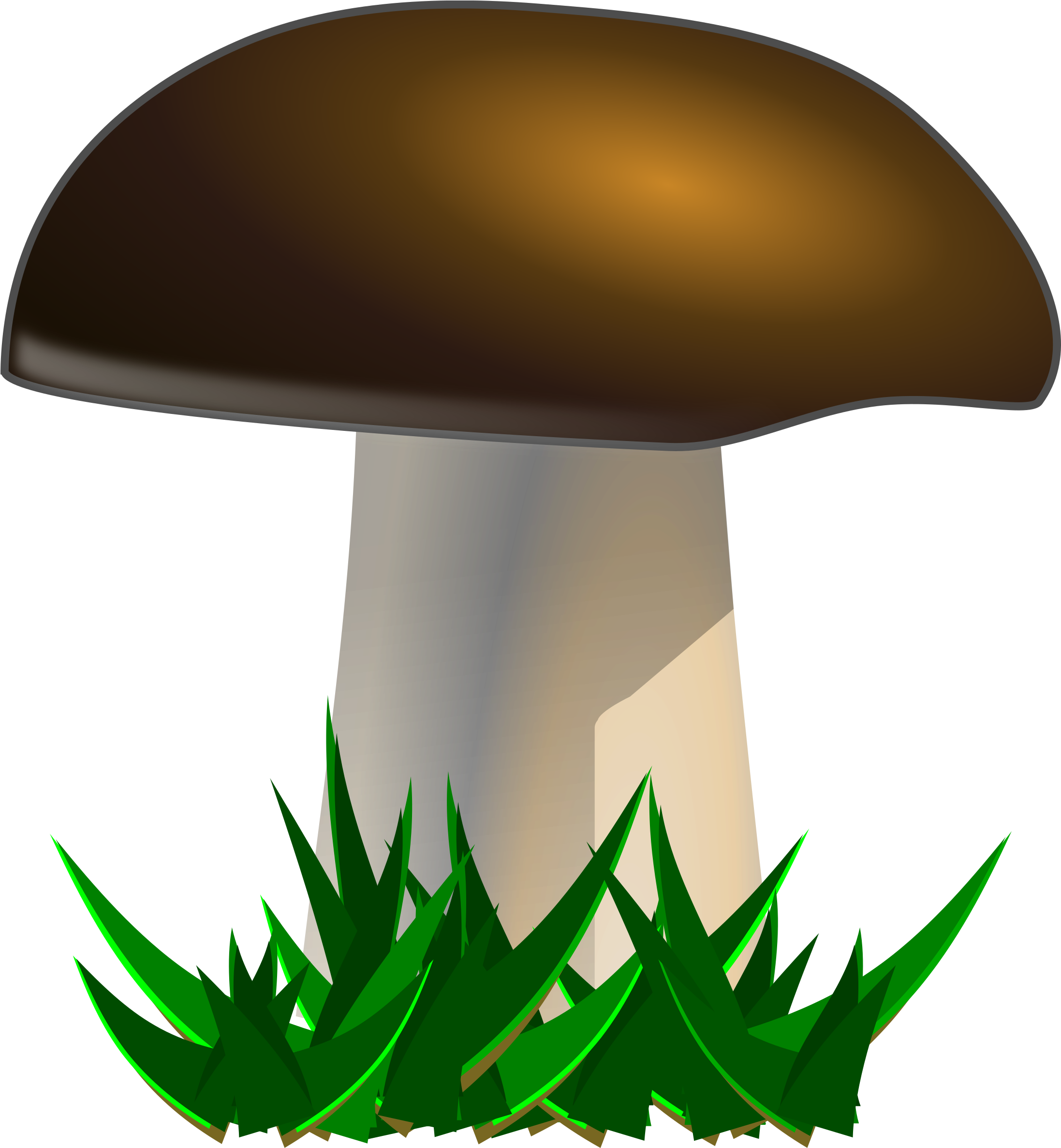 Mushroom Clip Art The Cliparts - Mushroom Clipart (2193x2400)