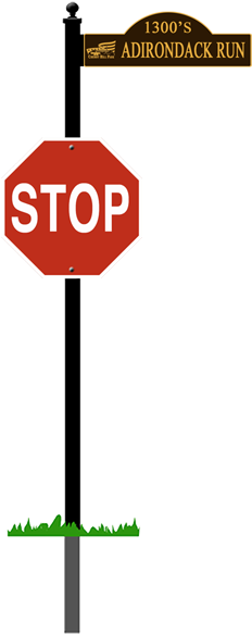 Sign - Stop Shower Curtain (300x624)