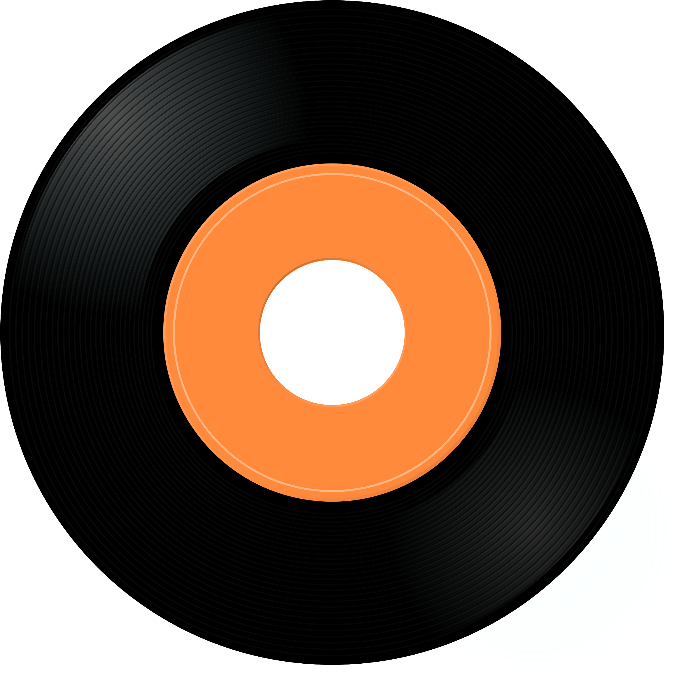 Record Vinyl Jukebox Disc Music Disco Album - Disco Retro Png (1920x1920)
