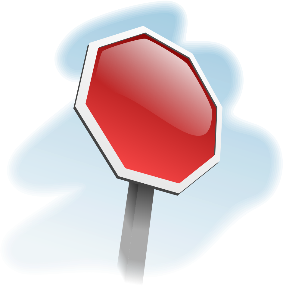 Blank Stop Sign Template Images Pictures - Cartoon Stop Sign (1000x1000)
