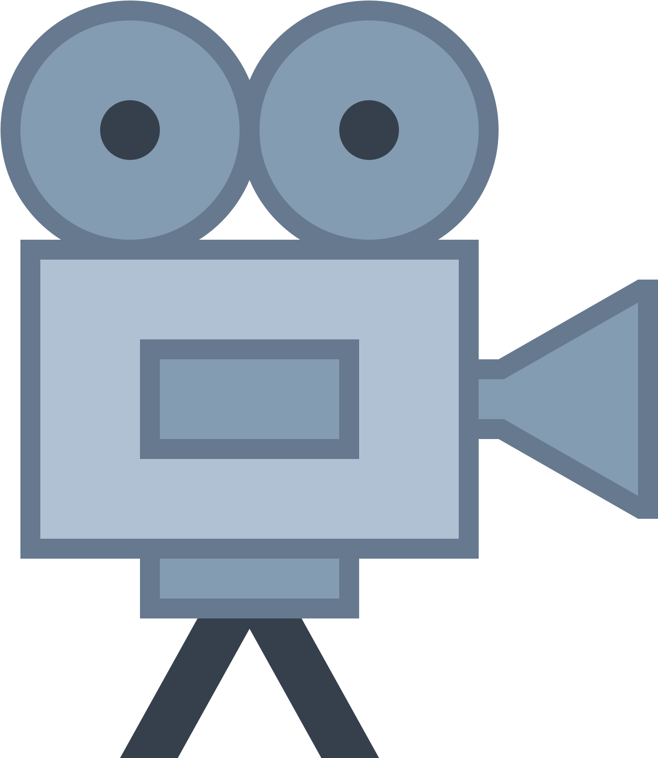 Movie Projector Computer Icons Multimedia Projectors - Cartoon Projector Png (1600x1600)