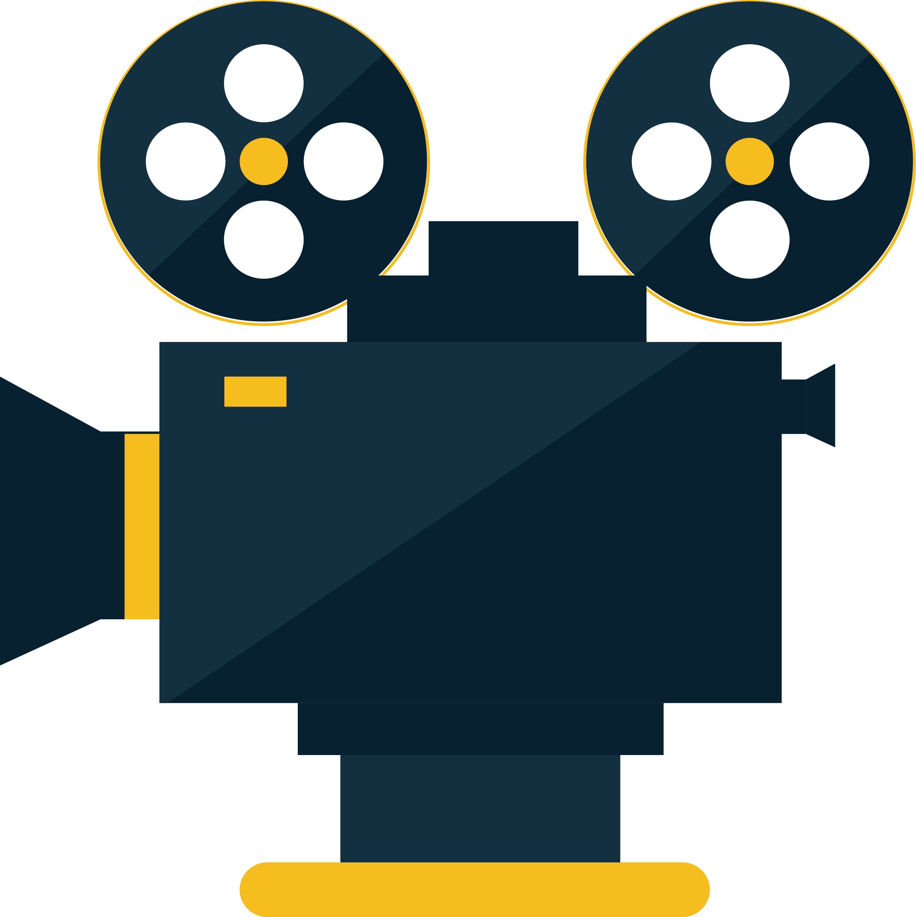 Movie Projector Cinema Icon - Movie Projector Png (3144x3148)