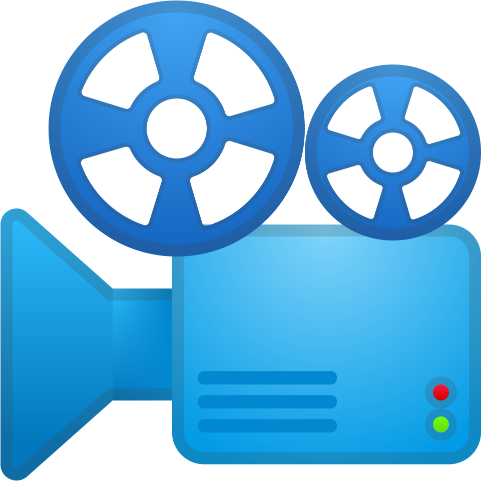 Film Projector Icon - Proyector Emoji (1024x1024)