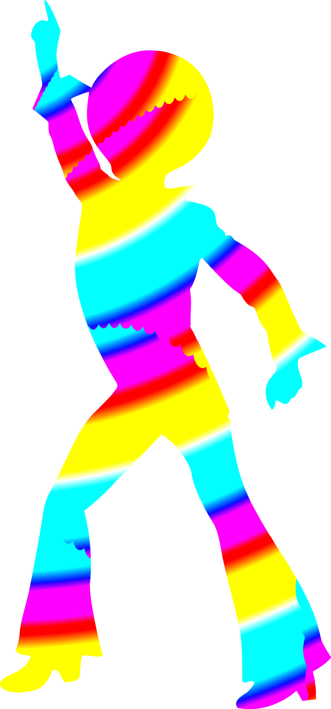 Disco Dancer 6 - Colorful Disco Dancer (1120x2400)
