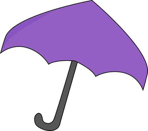 Umbrella Clip Art For Kids Free Clipart Images Clipartbarn - Purple Umbrella Clip Art (500x445)