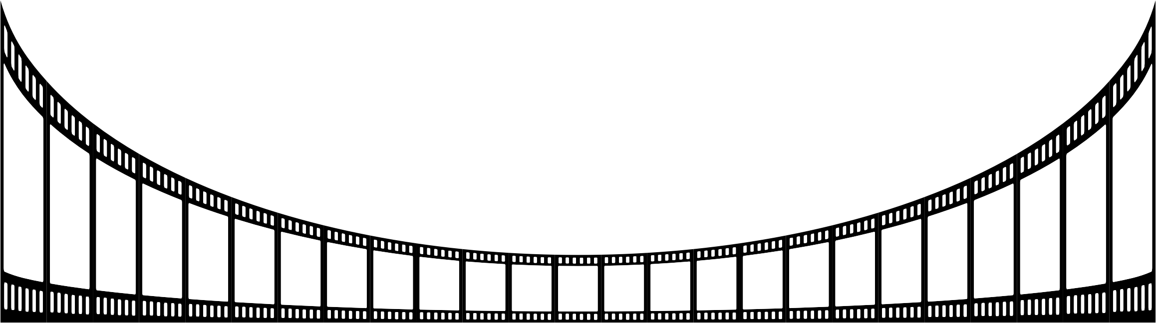 Big Image - Film Strip Png Transparent (2316x648)