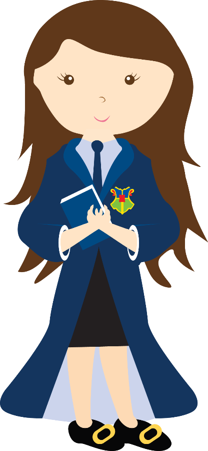 Harry Potter - Minus - Harry Potter Girl Clipart (416x900)