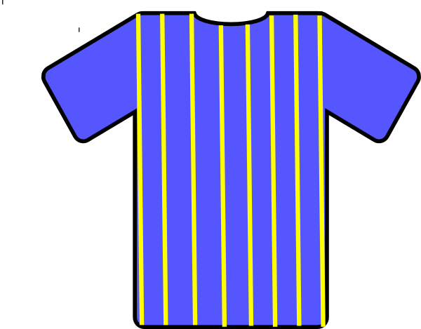 Baseball Jersey Clipart - Cartoon Shirt With Transparent Background (600x469)