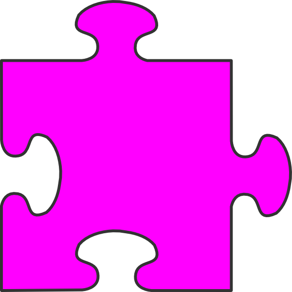 Orange Puzzle Piece Clipart (600x601)