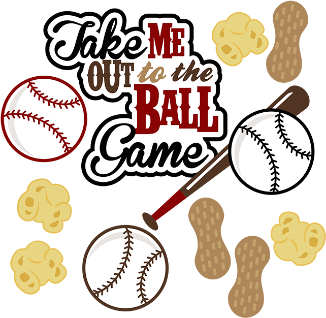 Clip Art - Take Me Out To The Ball Game Svg (648x627)