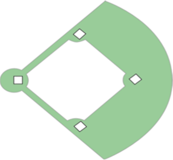 Green Baseball Field Image - Circle (600x552)
