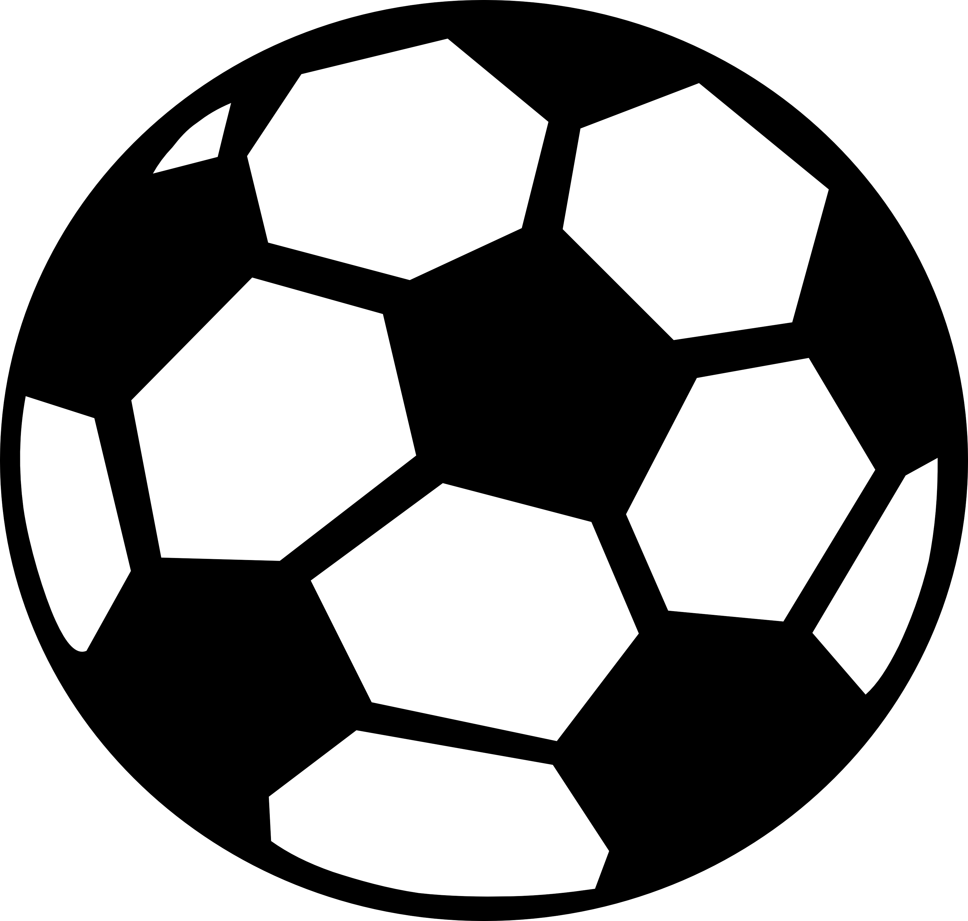 Ball Clipart Black And White Soccer Clip Art Panda - Soccer Ball Vector Png (3333x3174)