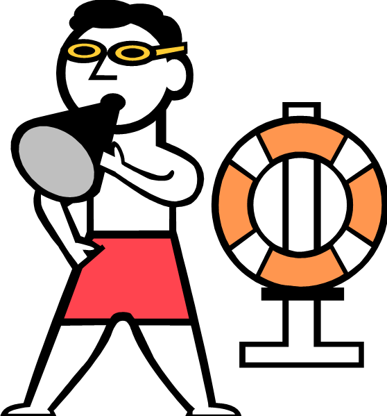 Lifeguard Clipart - Life Guard Clip Art (558x599)