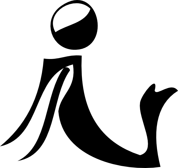 Yoga Clipart Free Black (600x564)