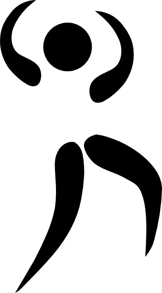 Long Jump Clip Art - Olympic Long Jump Pictogram (330x596)