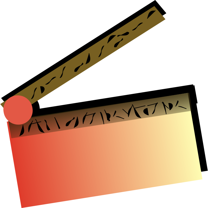 Free Movie Slate - Movie Lights Clip Art (800x800)