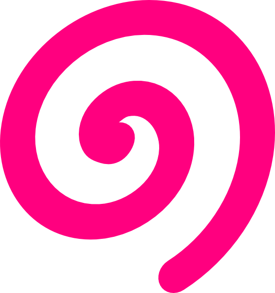 Spiral Clipart Pink - Spiral Images Clip Art (558x595)