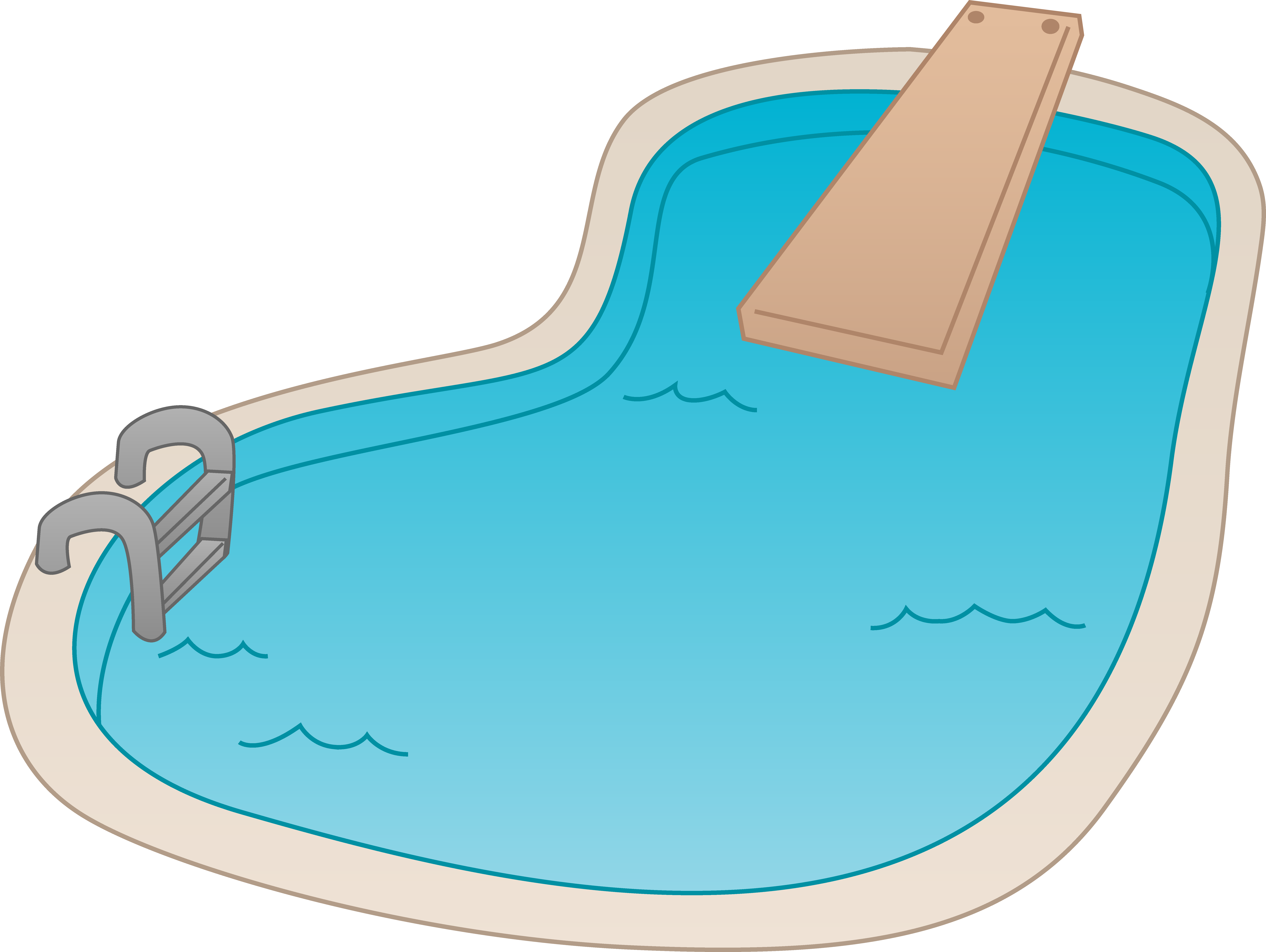 Swimming Clipart Public Pool - Swimming Clipart Public Pool (8339x6274)