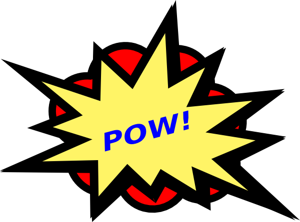 Action Movie Clipart - Pow Png (600x445)