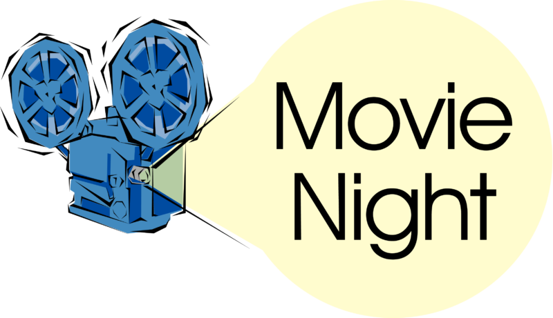 Movie Clipart Black And White Free Movie Night Clipart - Movie Projector Clip Art (3300x1900)
