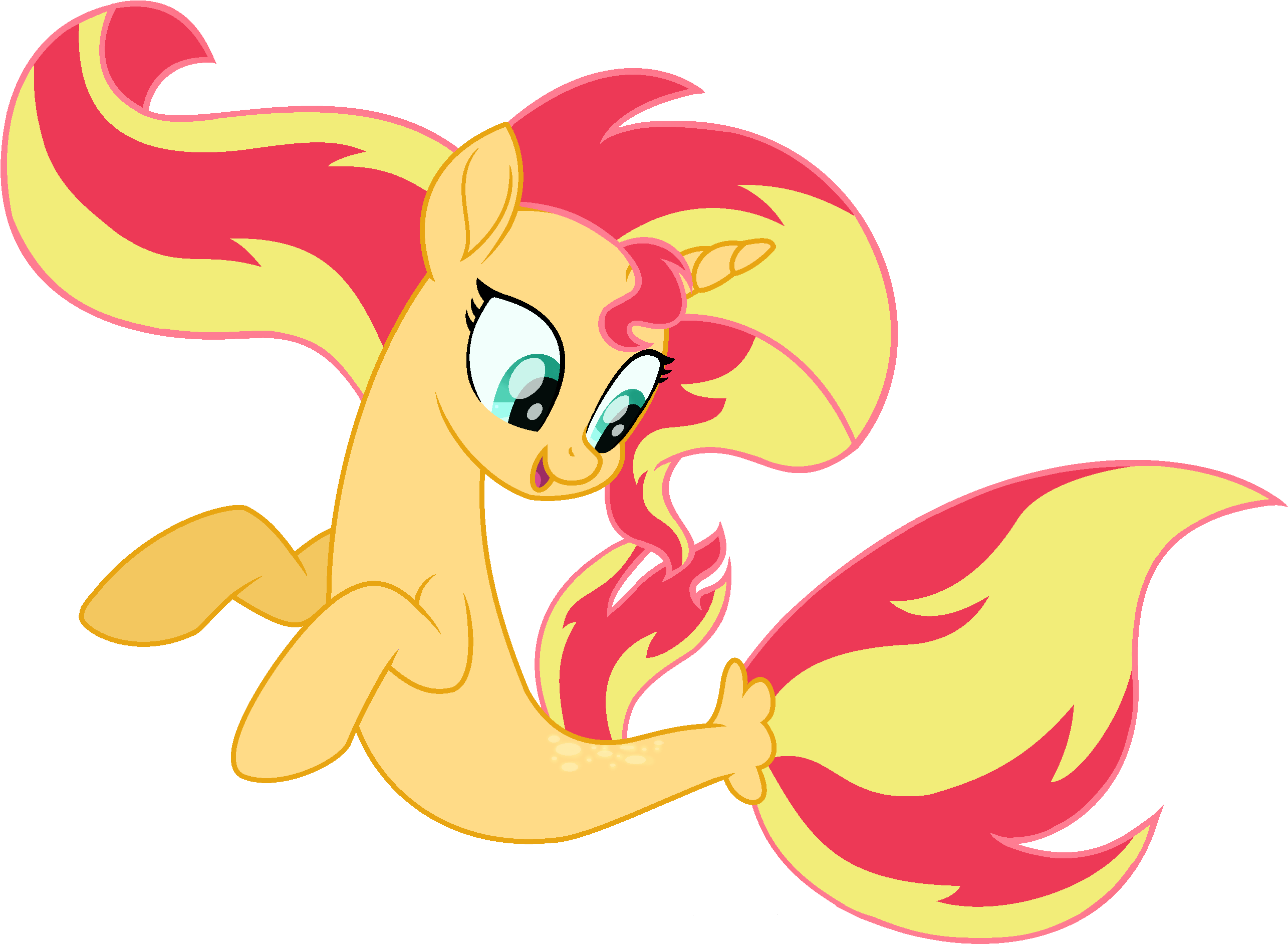 Sunsetshimmer1987 Mlp The Movie Sunset Shimmer As Merpony - My Little Pony Sunset Shimmer (2976x2352)