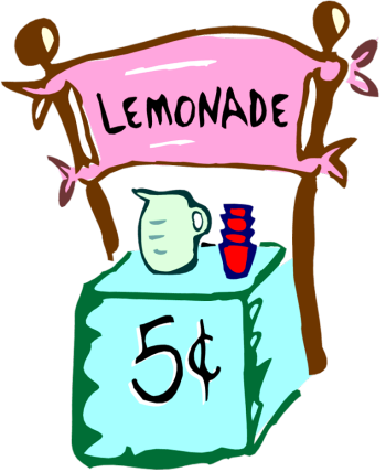 Lemonade Stand Clipart Png (350x428)