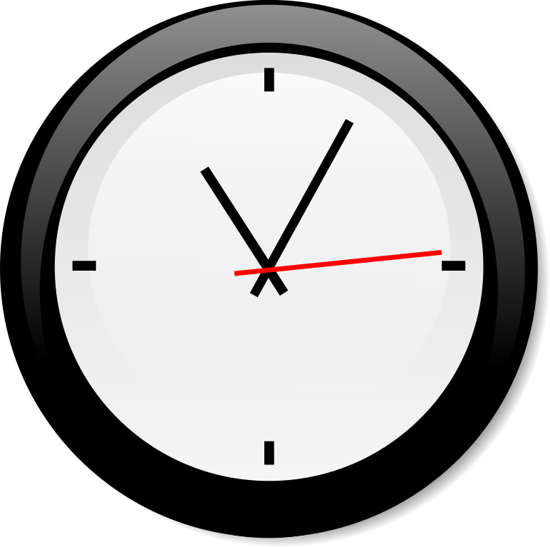 Modern Clock Chris Kemps - Clock Clip Art (2000x1991)