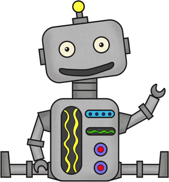 Robot Clip Art Free - Simple Machines (545x585)