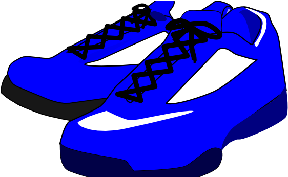 Blue Shoes Clipart (600x345)