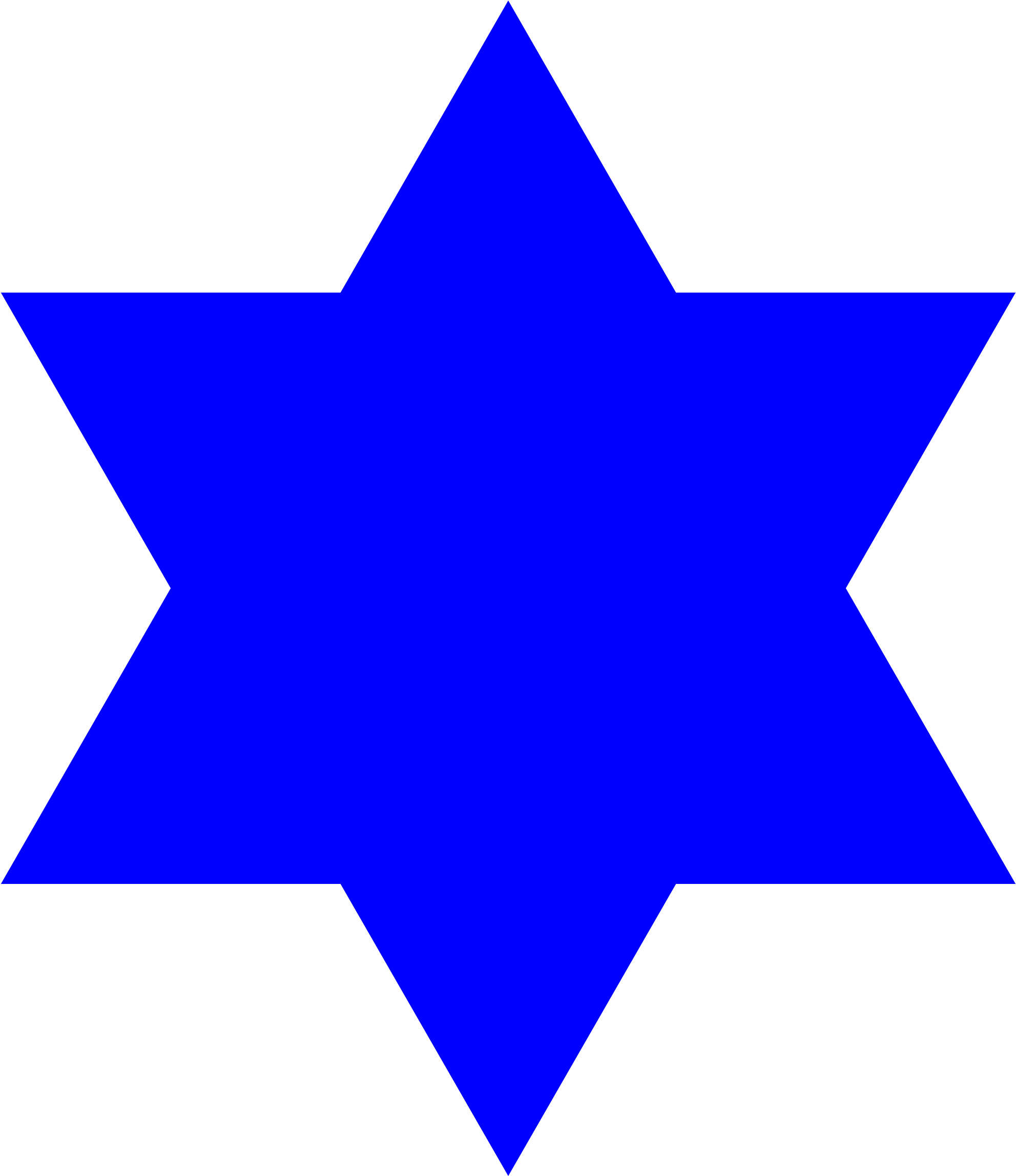 Image Of The Star Of David - Blue Star Of David (2000x2308)