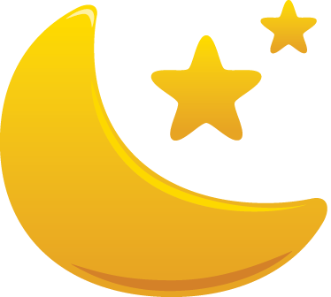 Kids Golden Moon And Stars Decal - Mia Khalifa Caps Logo (374x336)