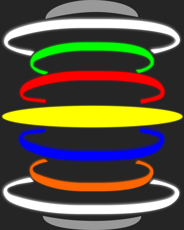 Musical Clipart Hollywood Light - Splash Colors Royalty Free Clipart (1927x2400)