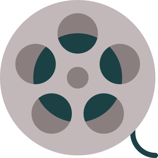 Film Reel Free Icon - Movie Clapper Tool Png (512x512)