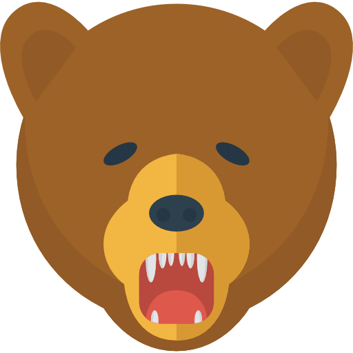 The Camping Stickers Messages Sticker-5 - Bear Icon Png (512x512)