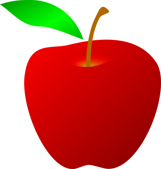 Transparent Apple Cliparts 27, - Transparent Apple Clip Art (687x720)