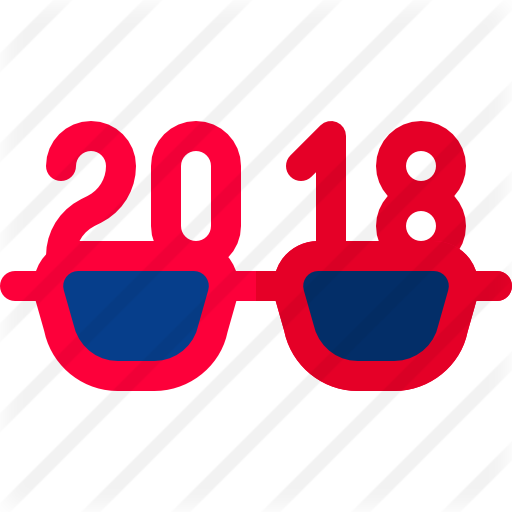 New Year Glasses - New Years Glasses Clipart (512x512)