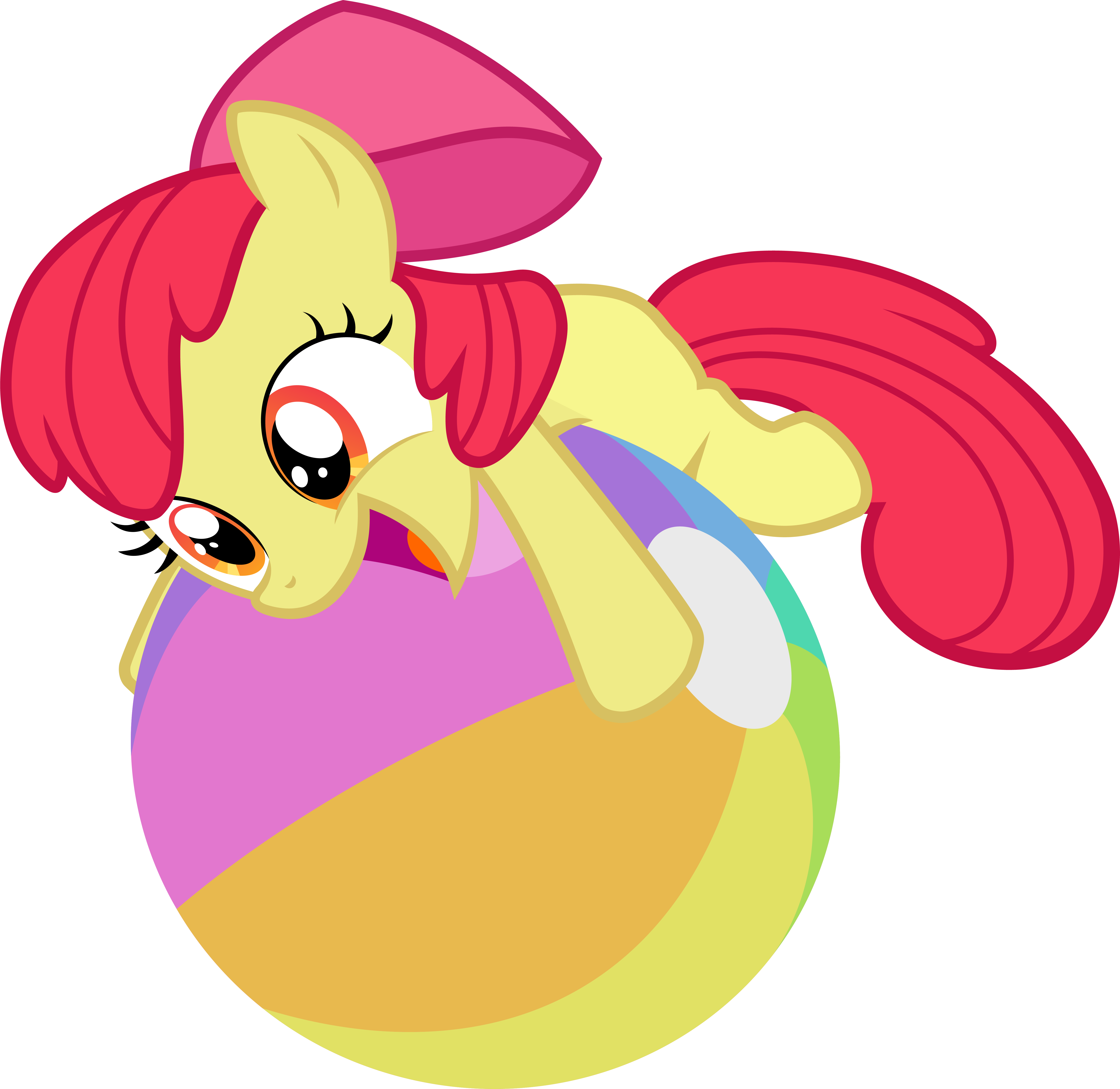 Adorabloom, Apple Bloom, Artist - Pinkie Apple Pie (5779x5619)
