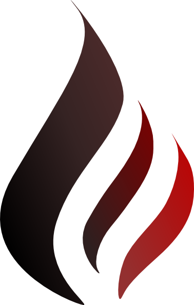 Clip Arts Related To - Candle Flame Clipart Black And White (378x596)