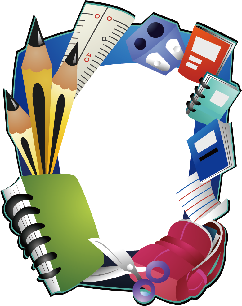 Borders And Frames Picture Frame Clip Art - Border Design For School (1181x1181)