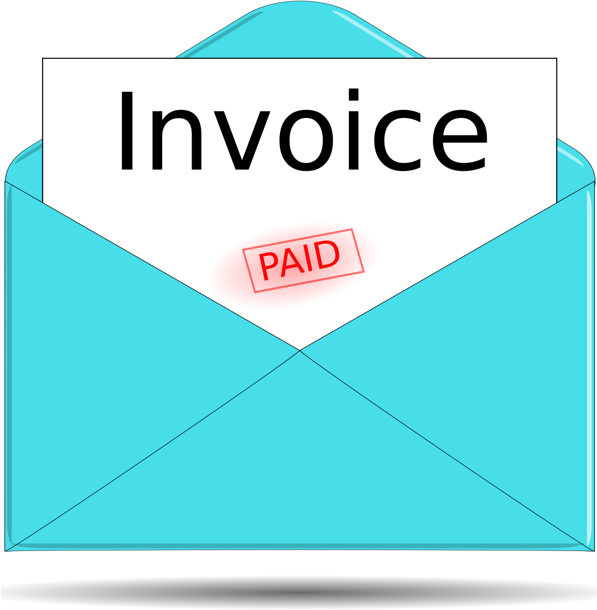 Big Image - Invoice Clipart (1697x2400)