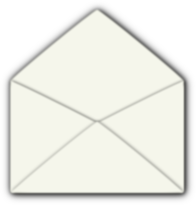Onlinelabels Clip Art - Open Envelope Transparent Png (2400x2400)